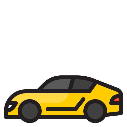 Car Srip Lineal Color Icon