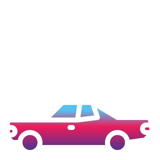 coche musculoso icono gratis