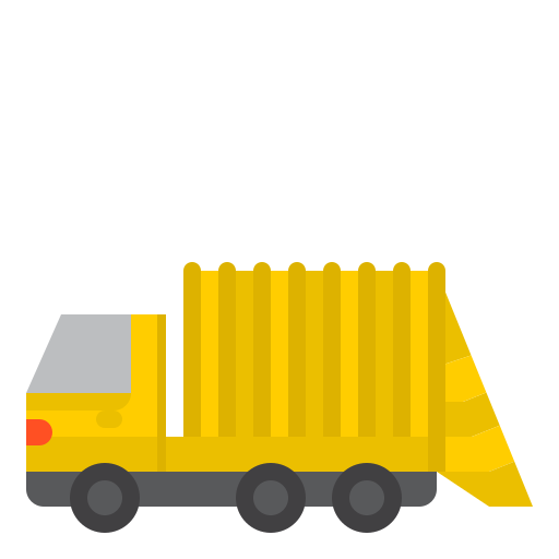 camión de la basura icono gratis