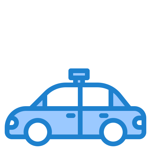 Taxi srip Blue icon