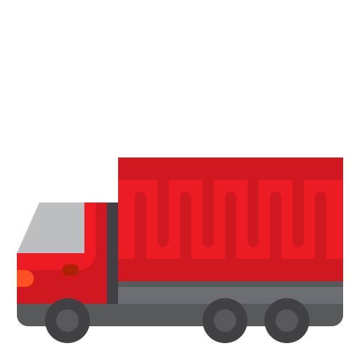 camión de carga icono gratis