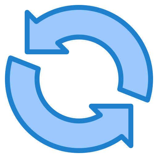 Exchange srip Blue icon