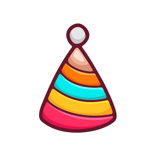 partyhut kostenlos Sticker partyhut kostenlos Sticker