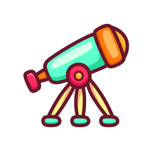 telescópio grátis figurinha