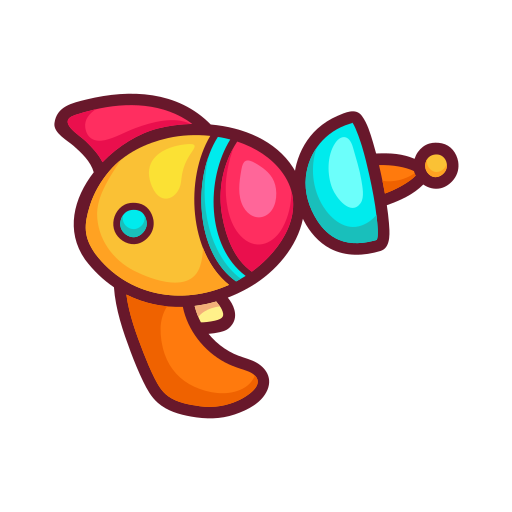 arma a laser grátis figurinha