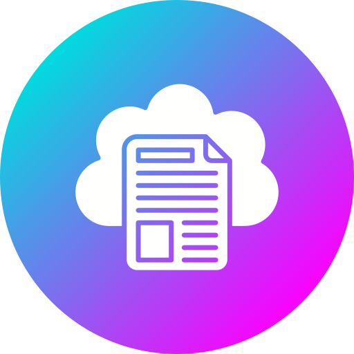 almacenamiento en la nube icono gratis
