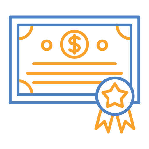 certificado icono gratis