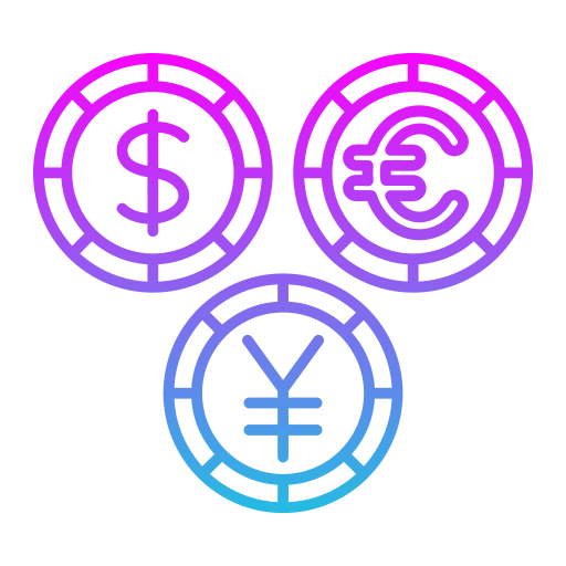 monedas icono gratis