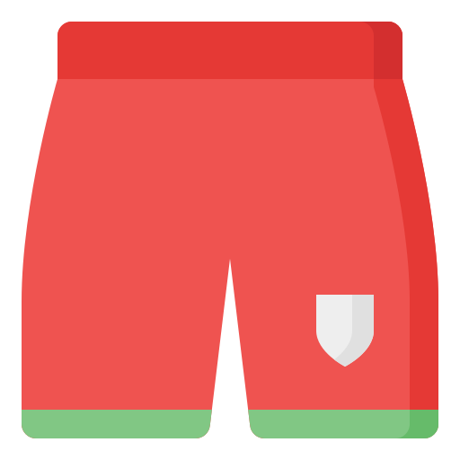 pantalones cortos de fútbol icono gratis