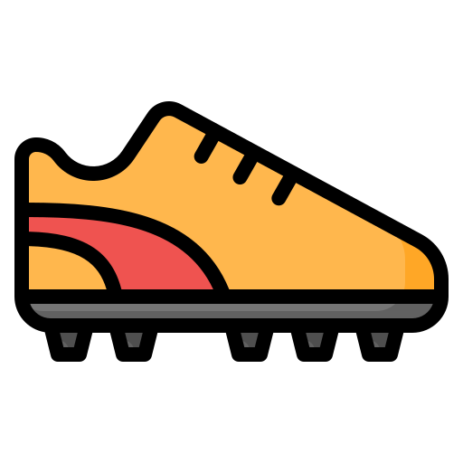 zapatos de fútbol icono gratis