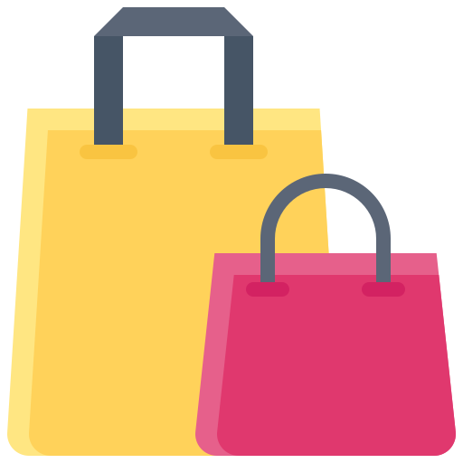 Shopping bags - free icon