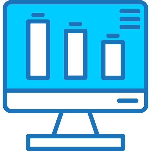 Analytics Generic Blue icon