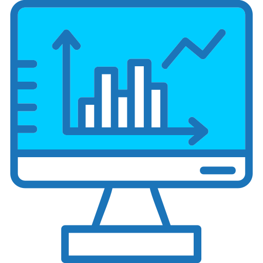 Statistics Generic Blue Icon