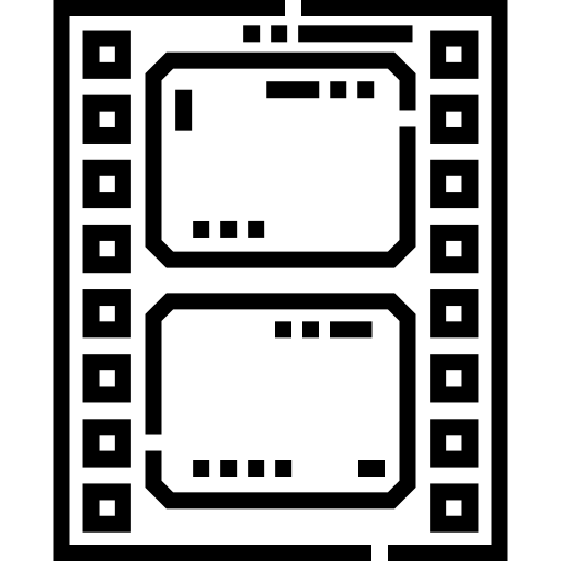 bande de film Icône gratuit