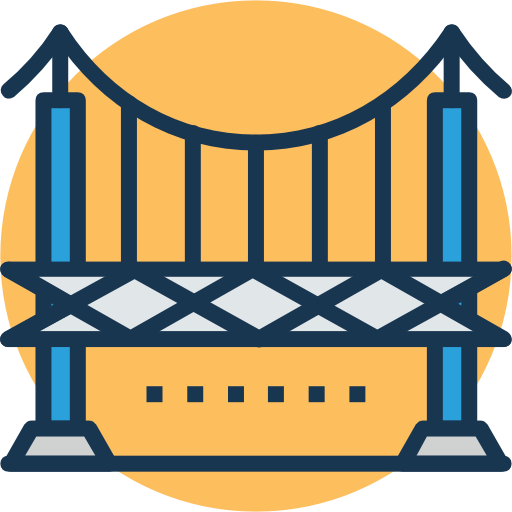Bridge free icon Bridge free icon