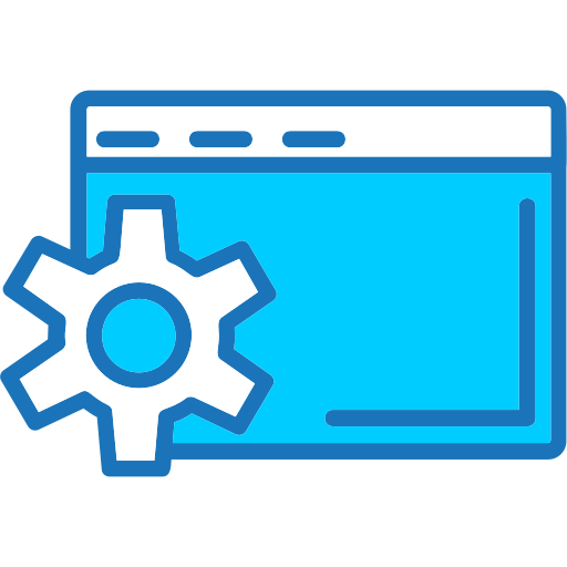 Content management Generic Blue icon