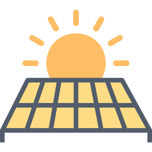 panel solar icono gratis