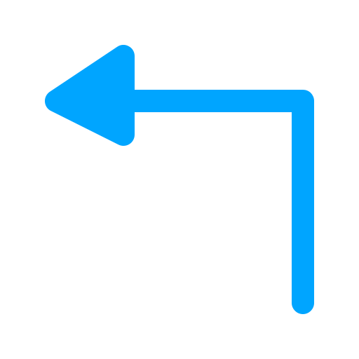 biegen sie links ab kostenlos Icon