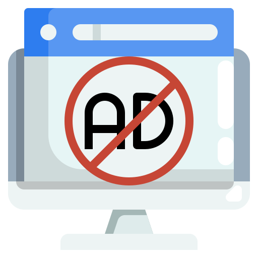 bloqueador de anuncios icono gratis