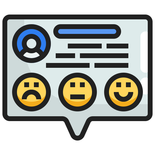 Feedback Generic Outline Color icon