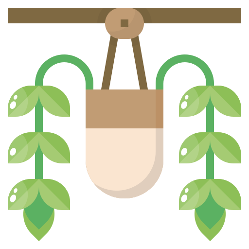 Hanging pot free icon