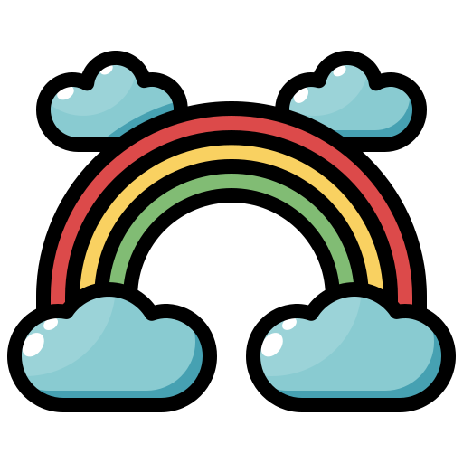 arcoíris icono gratis