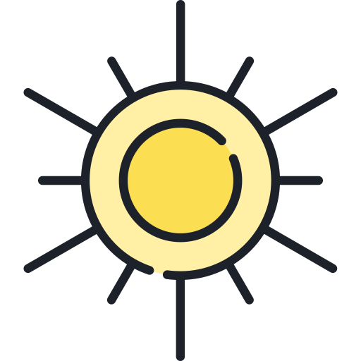 Sun free icon