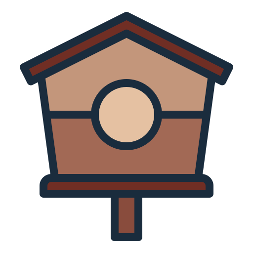casa de pájaros icono gratis