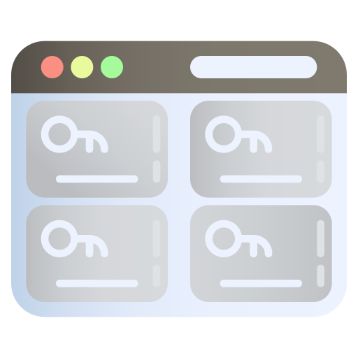 administrador de contraseñas icono gratis