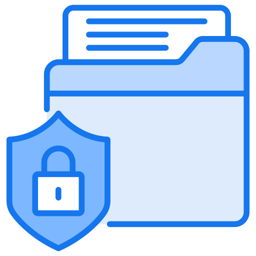 protección de datos icono gratis