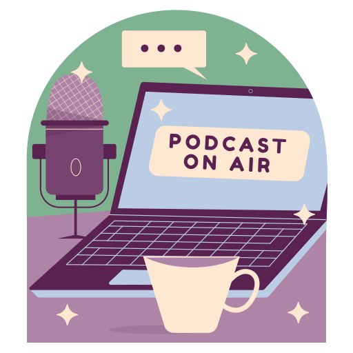 Podcast Stickers - Free communications Stickers