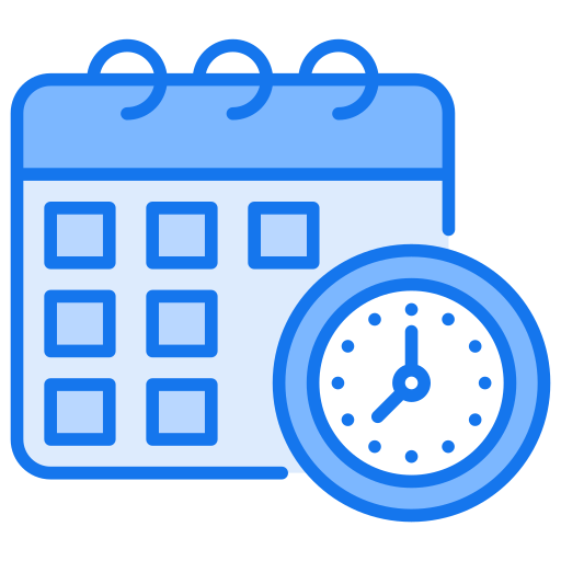 Planning - Free time and date icons