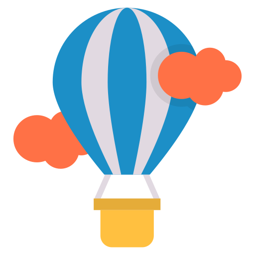 Hot Air Balloon - Free Transportation Icons