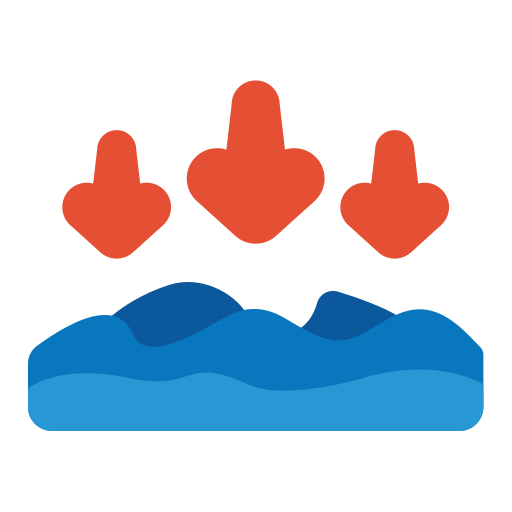 Low tide free icon