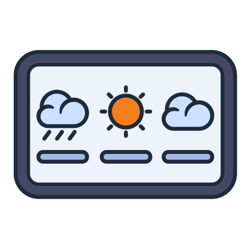 Weather news Generic Outline Color icon