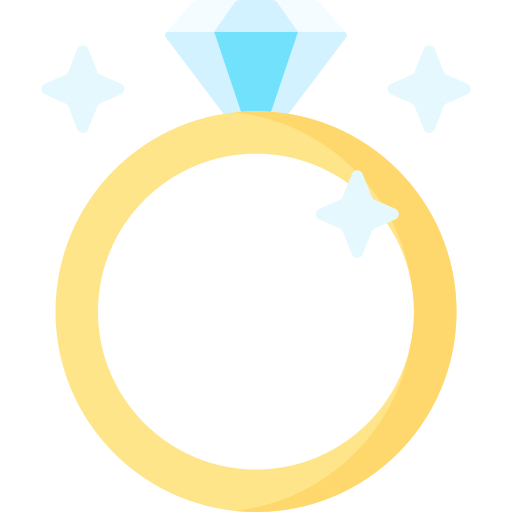 Diamond ring Special Flat icon