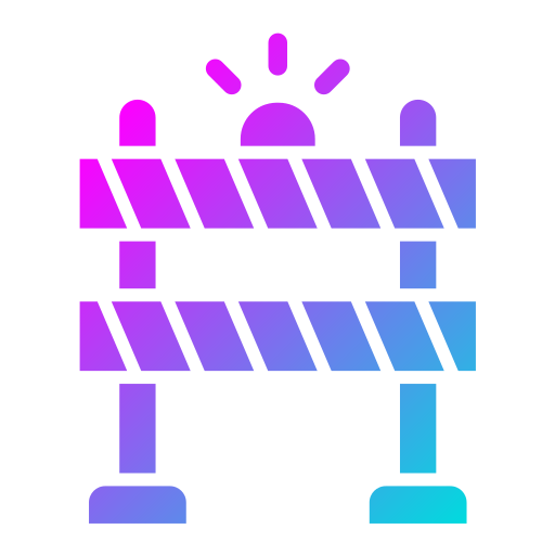 barrera icono gratis