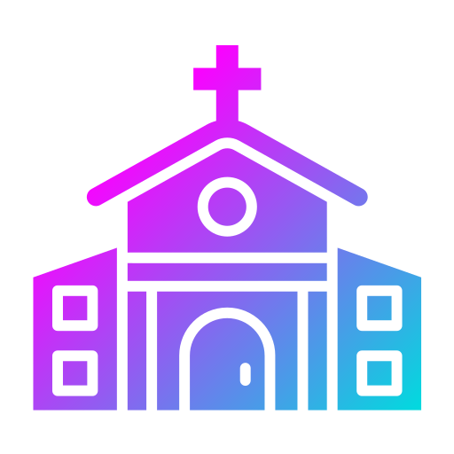 Church Generic Flat Gradient icon