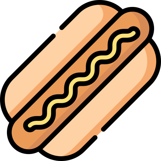 hot dog icono gratis