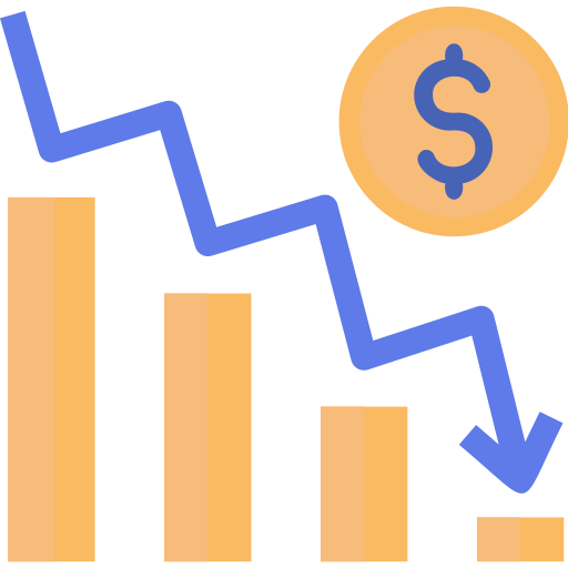 decrease-free-business-and-finance-icons