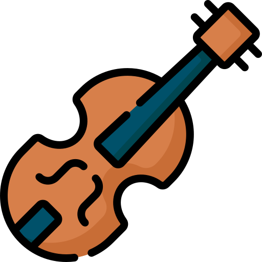 violín icono gratis