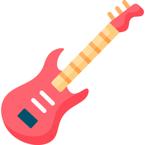 guitarra electrica icono gratis