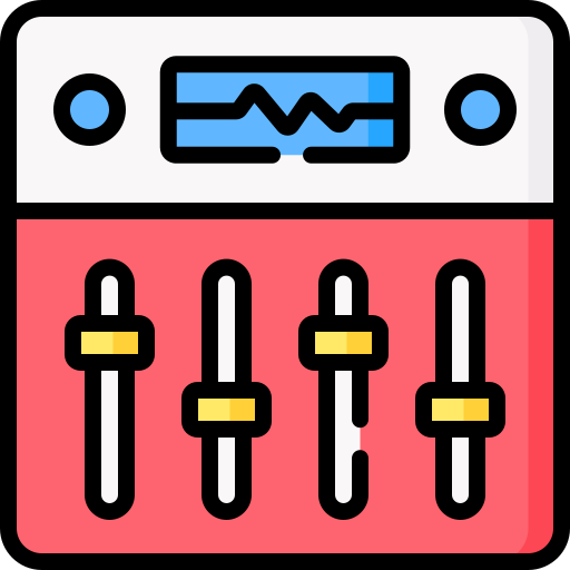 Music Mixer Sliders Royalty Free SVG, Cliparts, Vectors, and Stock