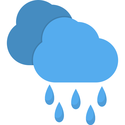 Heavy rain Generic Flat icon