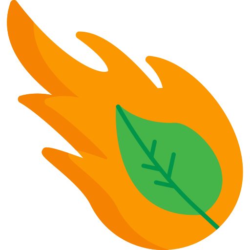 incendio forestal icono gratis