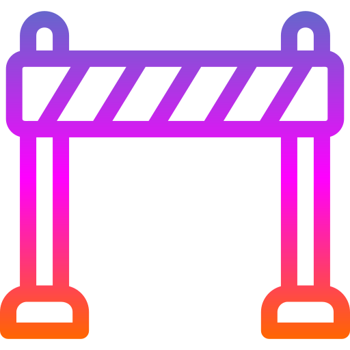 barrera icono gratis