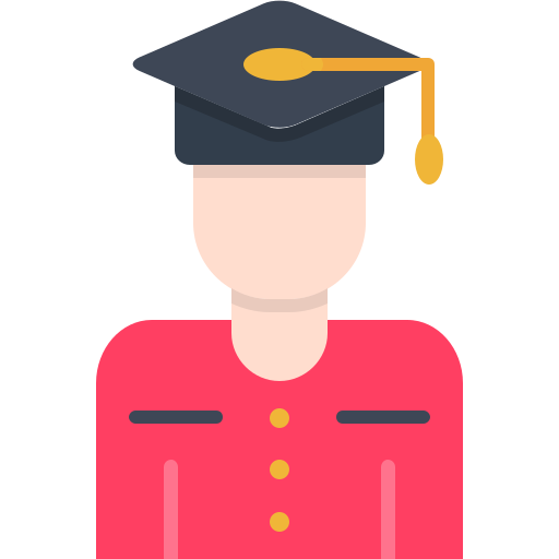 graduación icono gratis