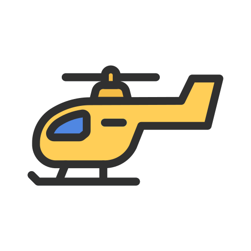 helicóptero icono gratis