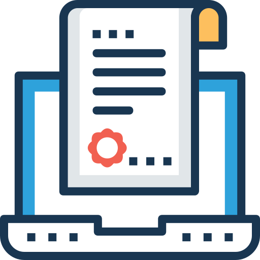 educación en línea icono gratis