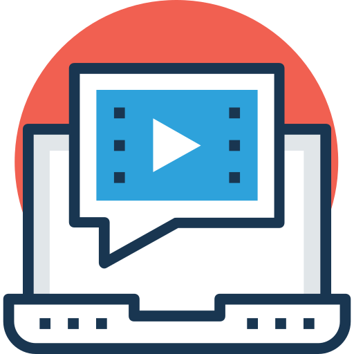 chat de video icono gratis